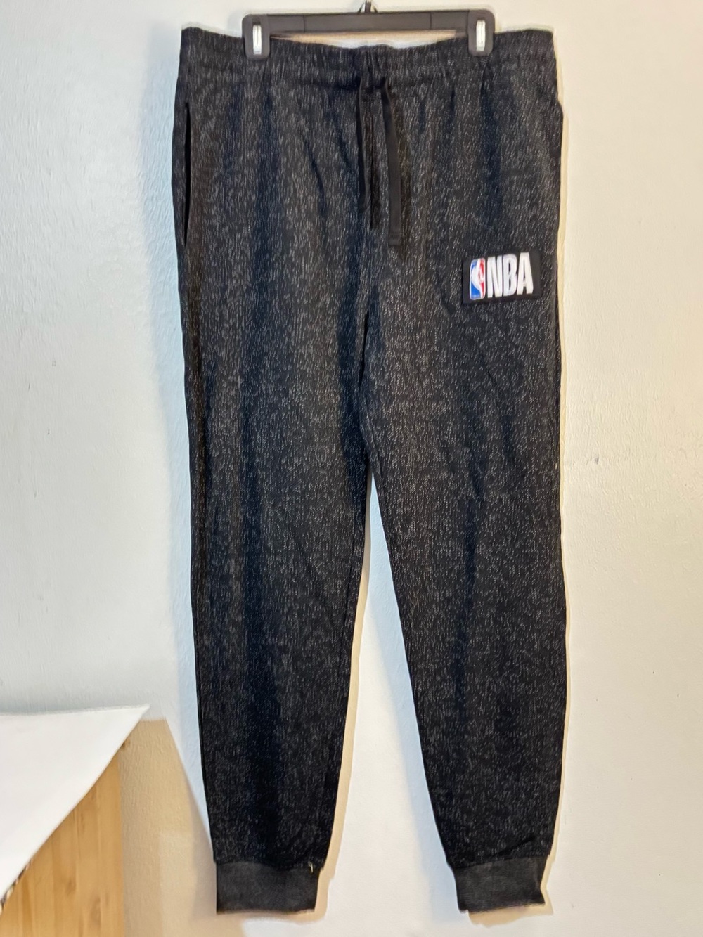 NBA Black Heather Men's Jogger Sweatpants